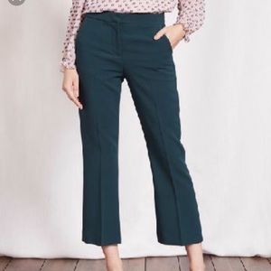 Boden cropped flare trousers